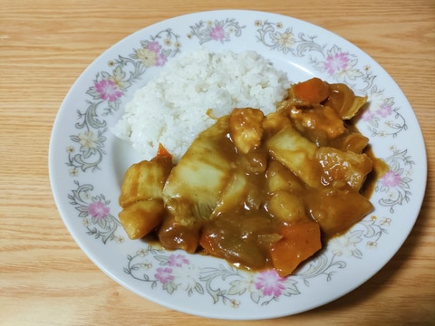 鶏肉やわらか☆白菜たっぷりチキンカレー